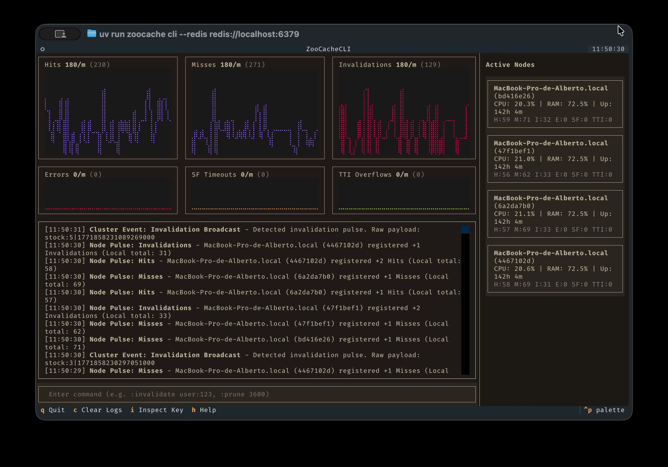 ZooCache CLI